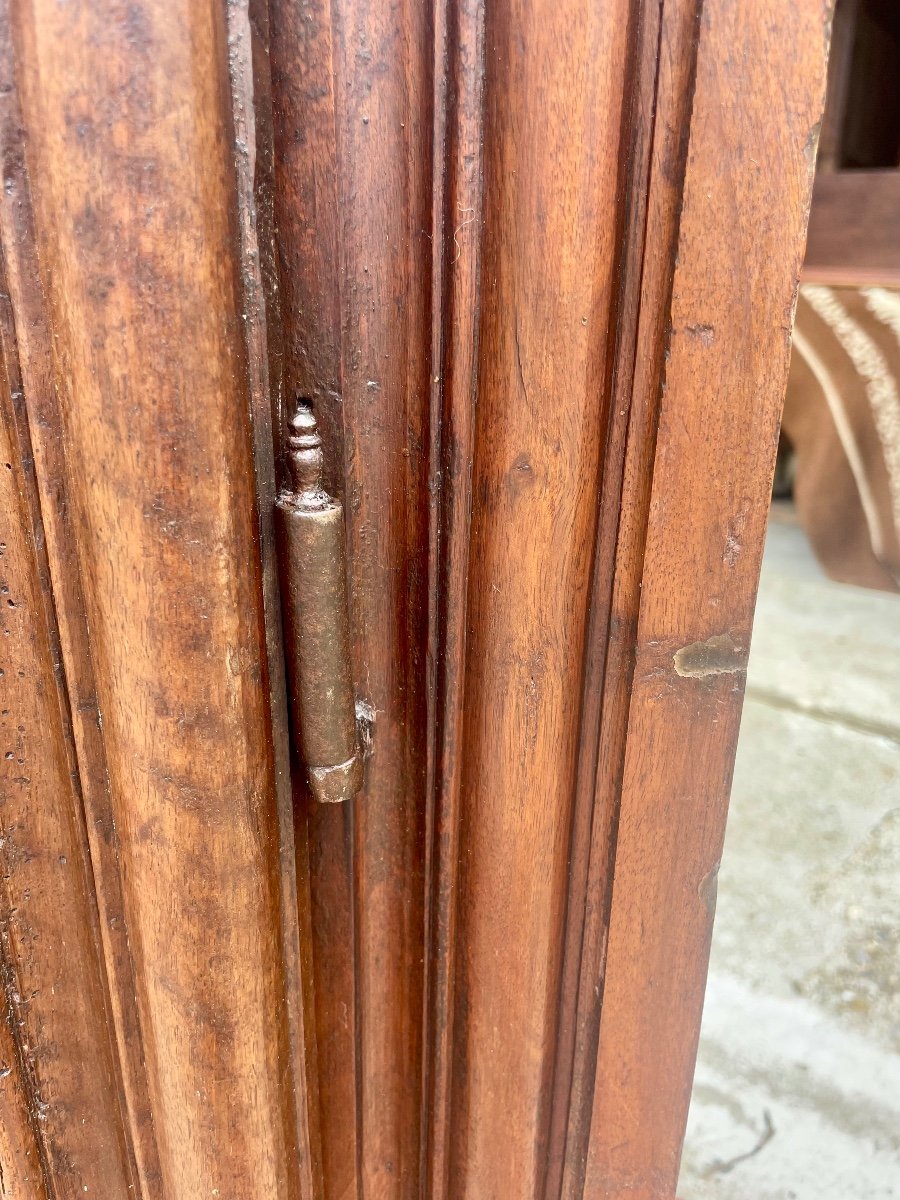 Buffet, Two Louis XIII Doors In Walnut From The 17th Century -photo-5