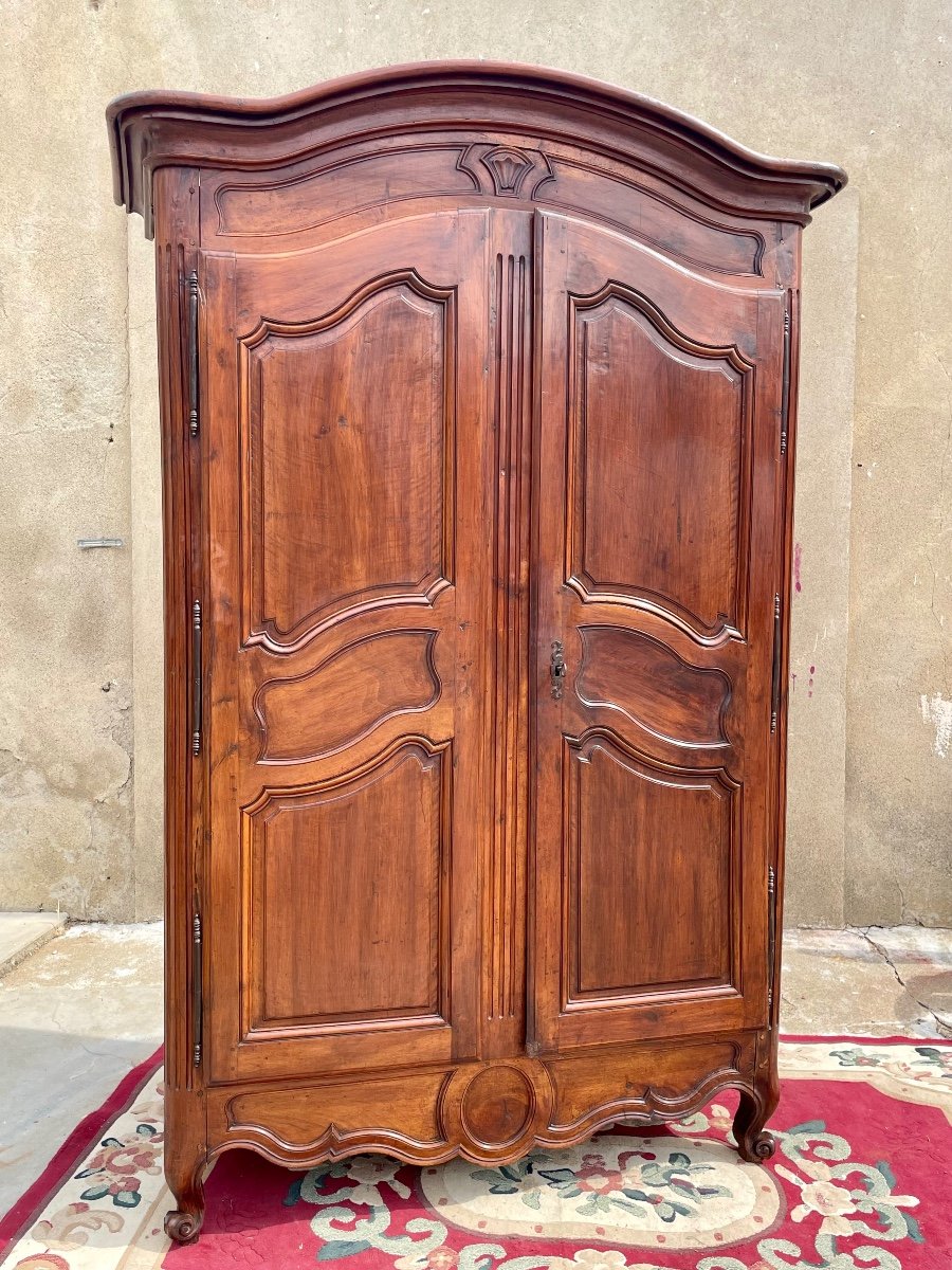 Wardrobe, Provençal Louis XV, Gendarme Hat From The 18th Century-photo-2