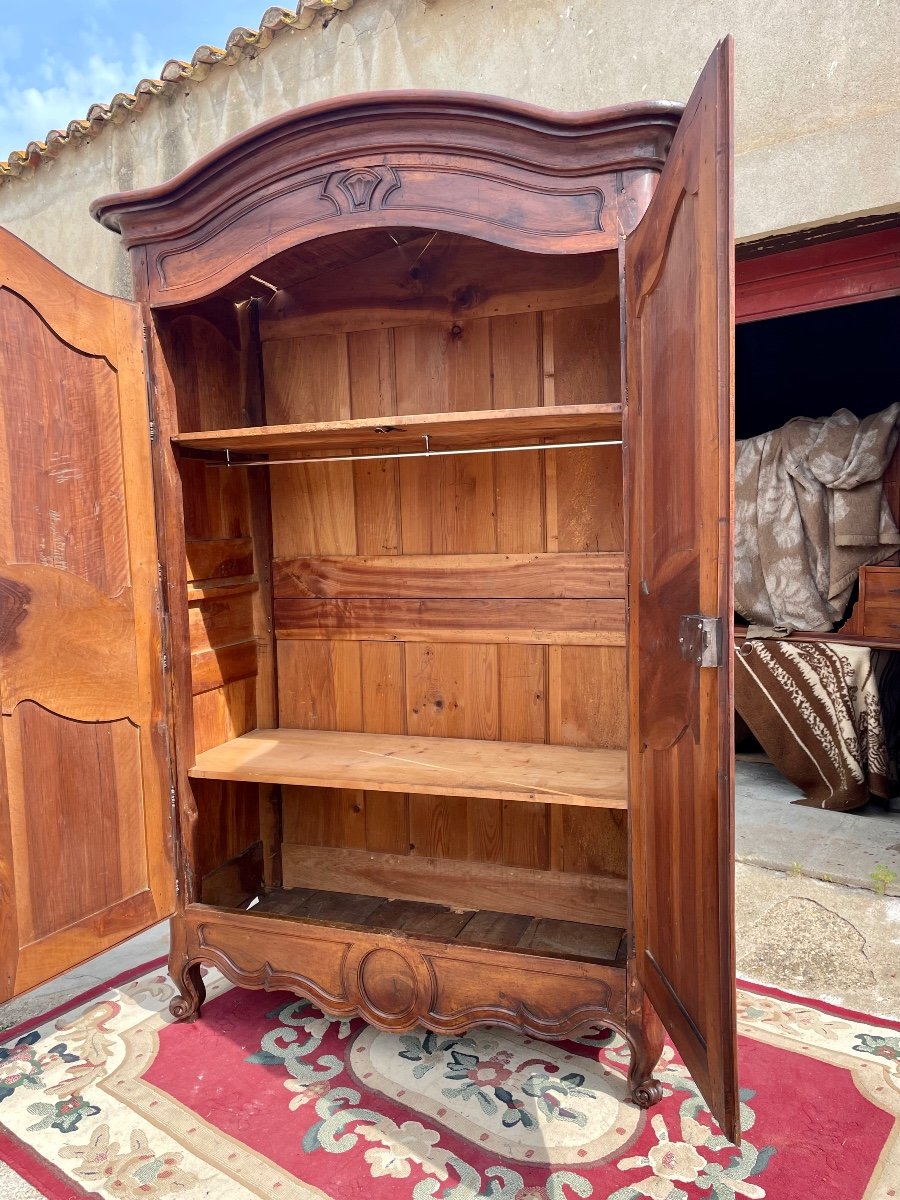 Wardrobe, Provençal Louis XV, Gendarme Hat From The 18th Century-photo-4