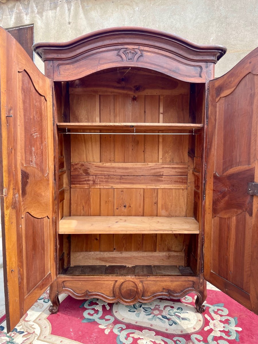 Wardrobe, Provençal Louis XV, Gendarme Hat From The 18th Century-photo-2