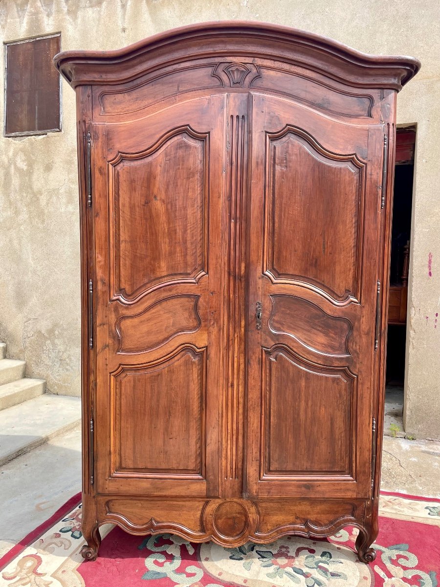 Wardrobe, Provençal Louis XV, Gendarme Hat From The 18th Century