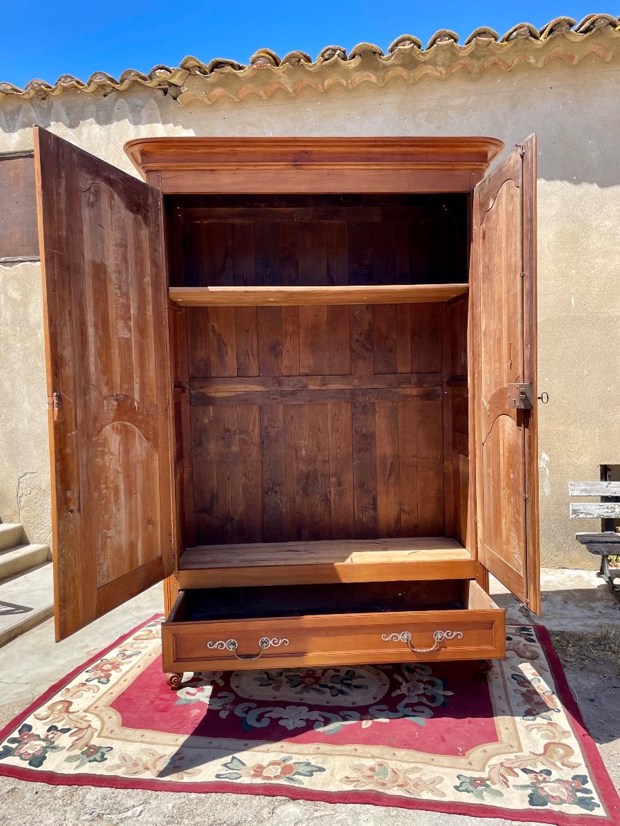 Armoire,, De Château, Louis XV, En Merisier D’époque, XVIIIem siècle -photo-5