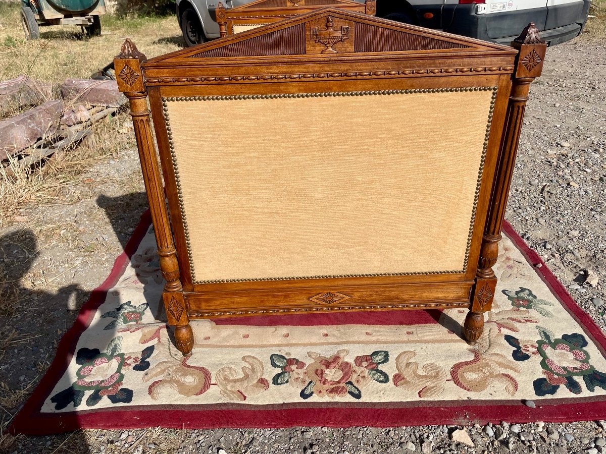 Provençal Bench Bed In Walnut From 19th Century -photo-1