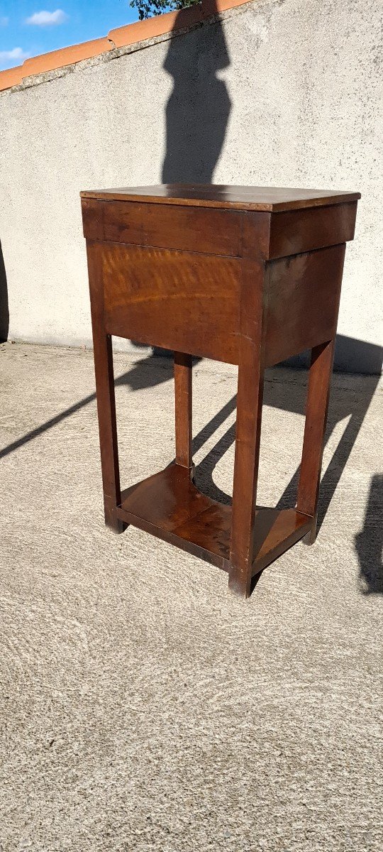 Console, Empire Worker In Mahogany, 19th Century-photo-7