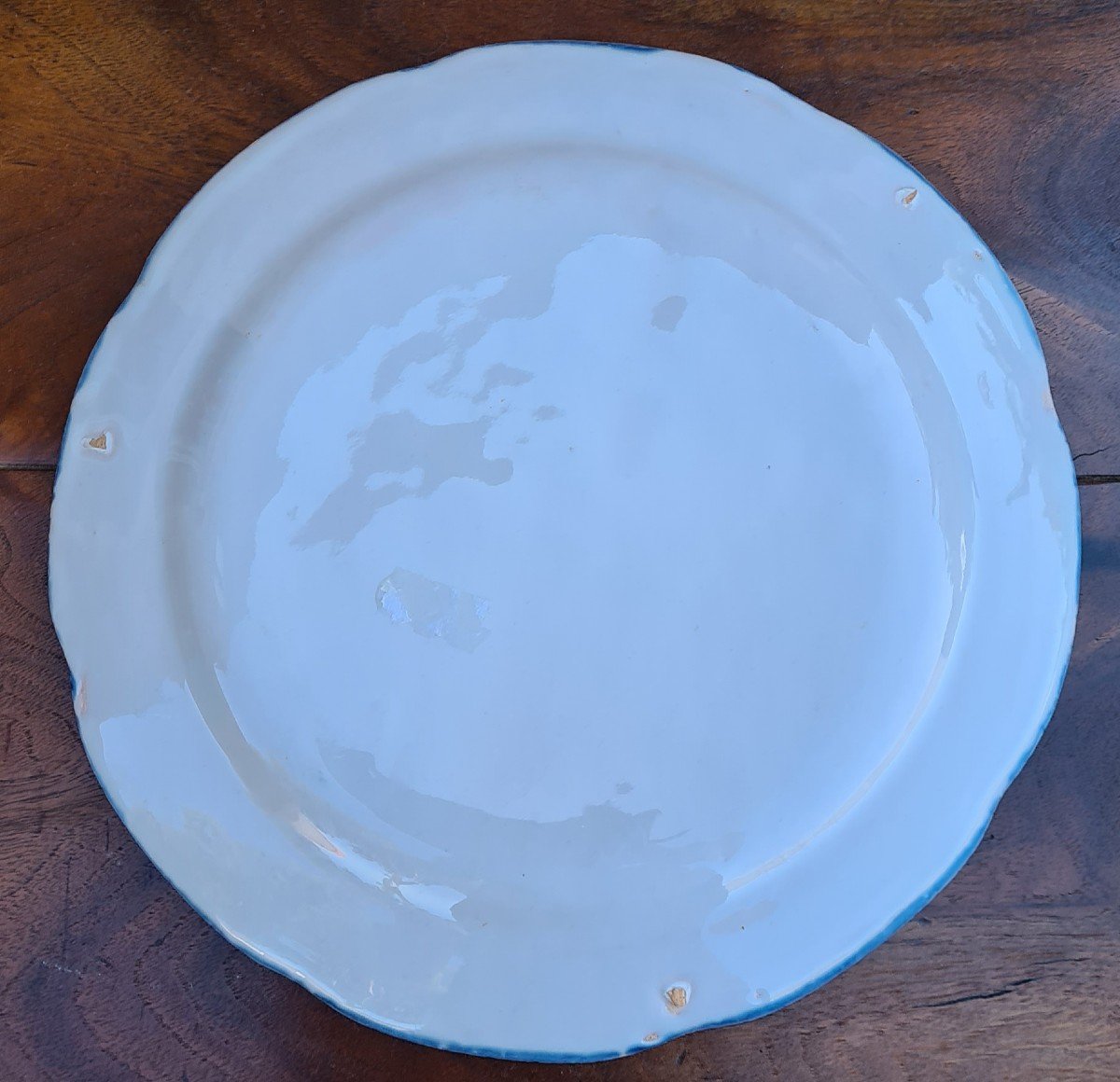 Earthenware Plate From Never And 18th Century-photo-1