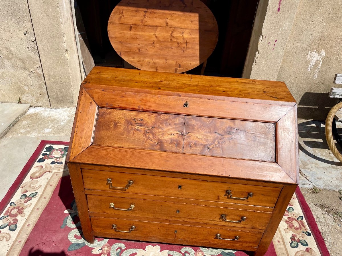 Chest Of Drawers, Secretary, Directoire Slope From The 18th Century -photo-2