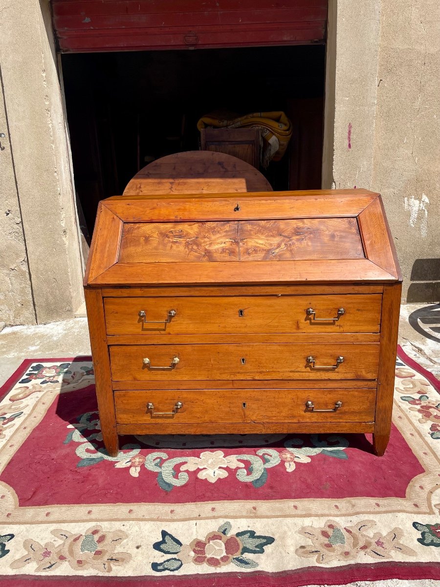 Chest Of Drawers, Secretary, Directoire Slope From The 18th Century 