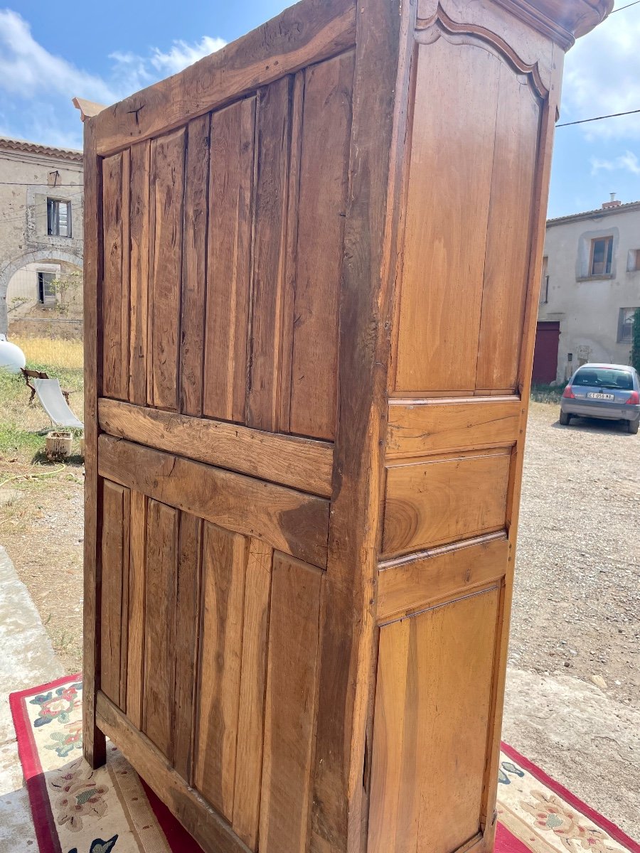 Armoire,,,,, Louis XIV, In Blond Walnut From The 18th Century -photo-1