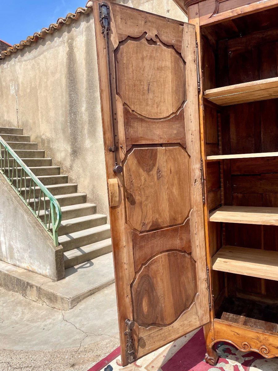 Armoire,,,,, Louis XIV, In Blond Walnut From The 18th Century -photo-2