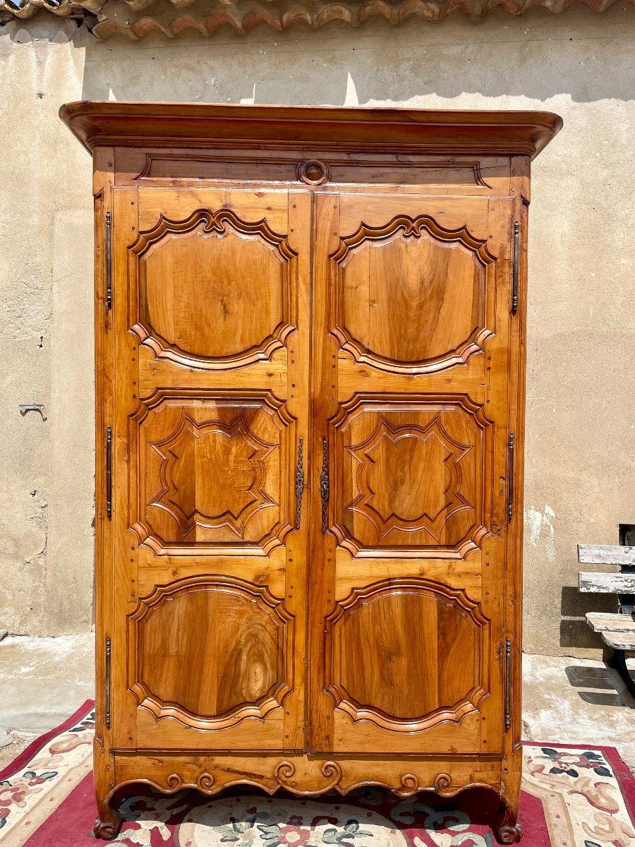 Armoire,,,,, Louis XIV, In Blond Walnut From The 18th Century -photo-4