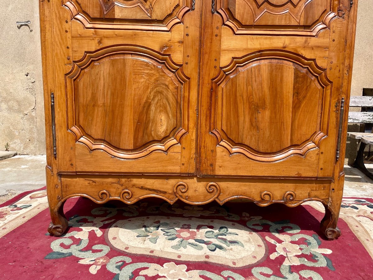 Armoire,,,,, Louis XIV, In Blond Walnut From The 18th Century -photo-5