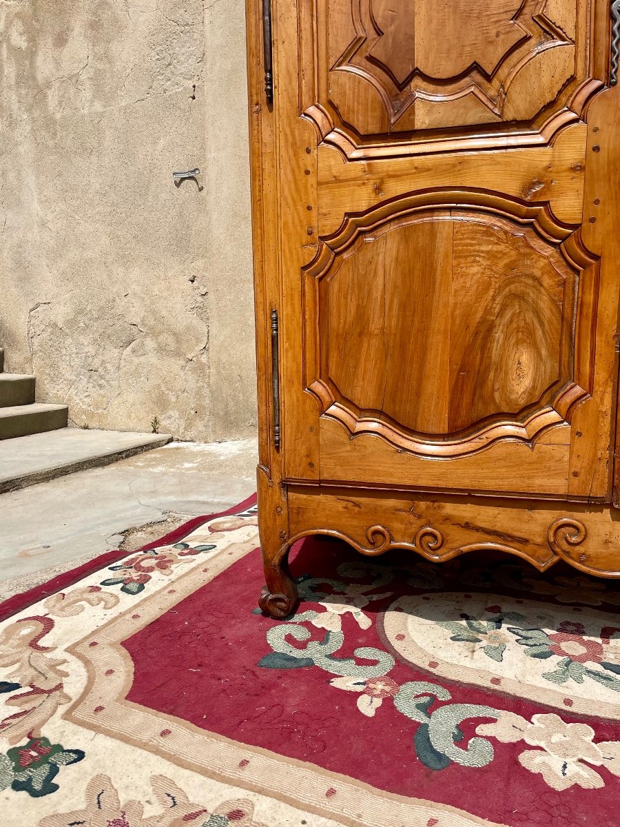 Armoire,,,,, Louis XIV, In Blond Walnut From The 18th Century -photo-6