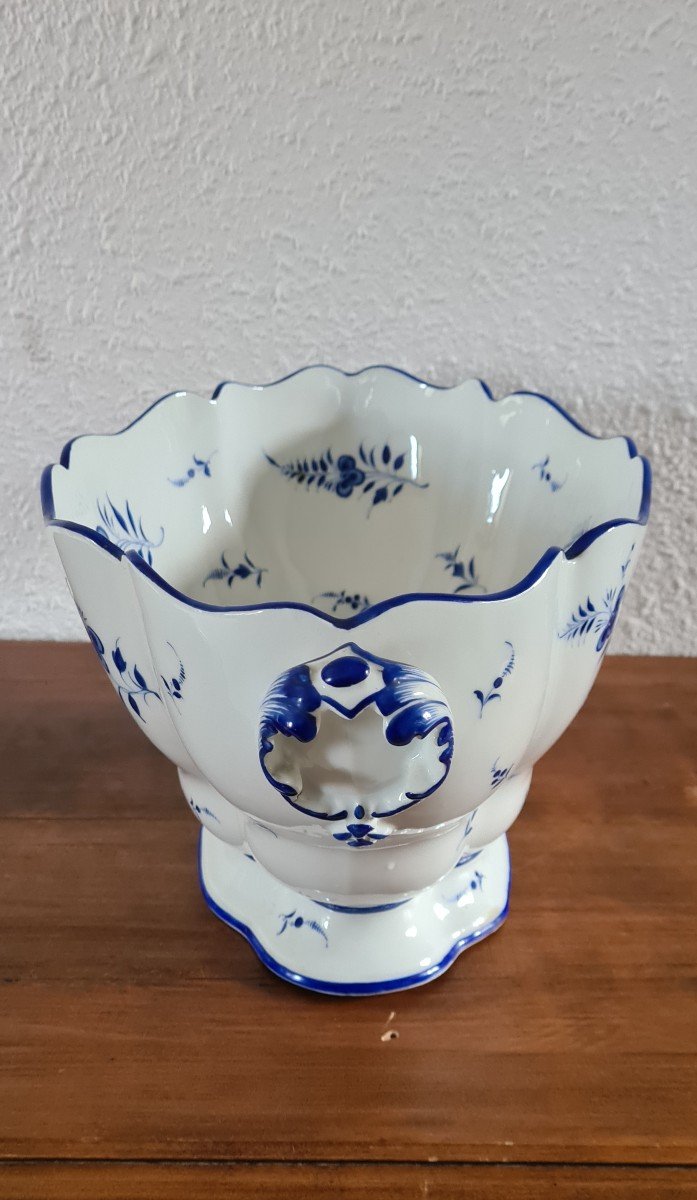 19th Century Delft Earthenware Planter -photo-2