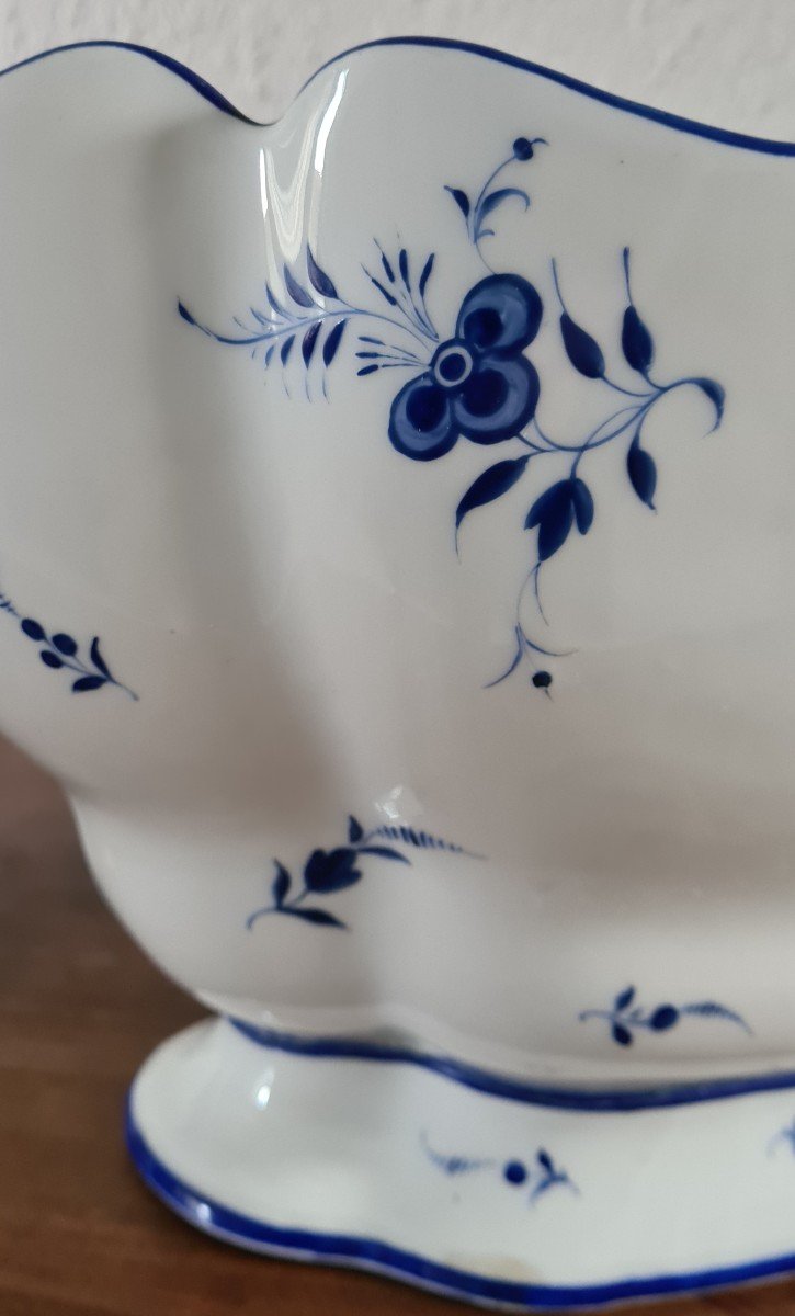 19th Century Delft Earthenware Planter -photo-1