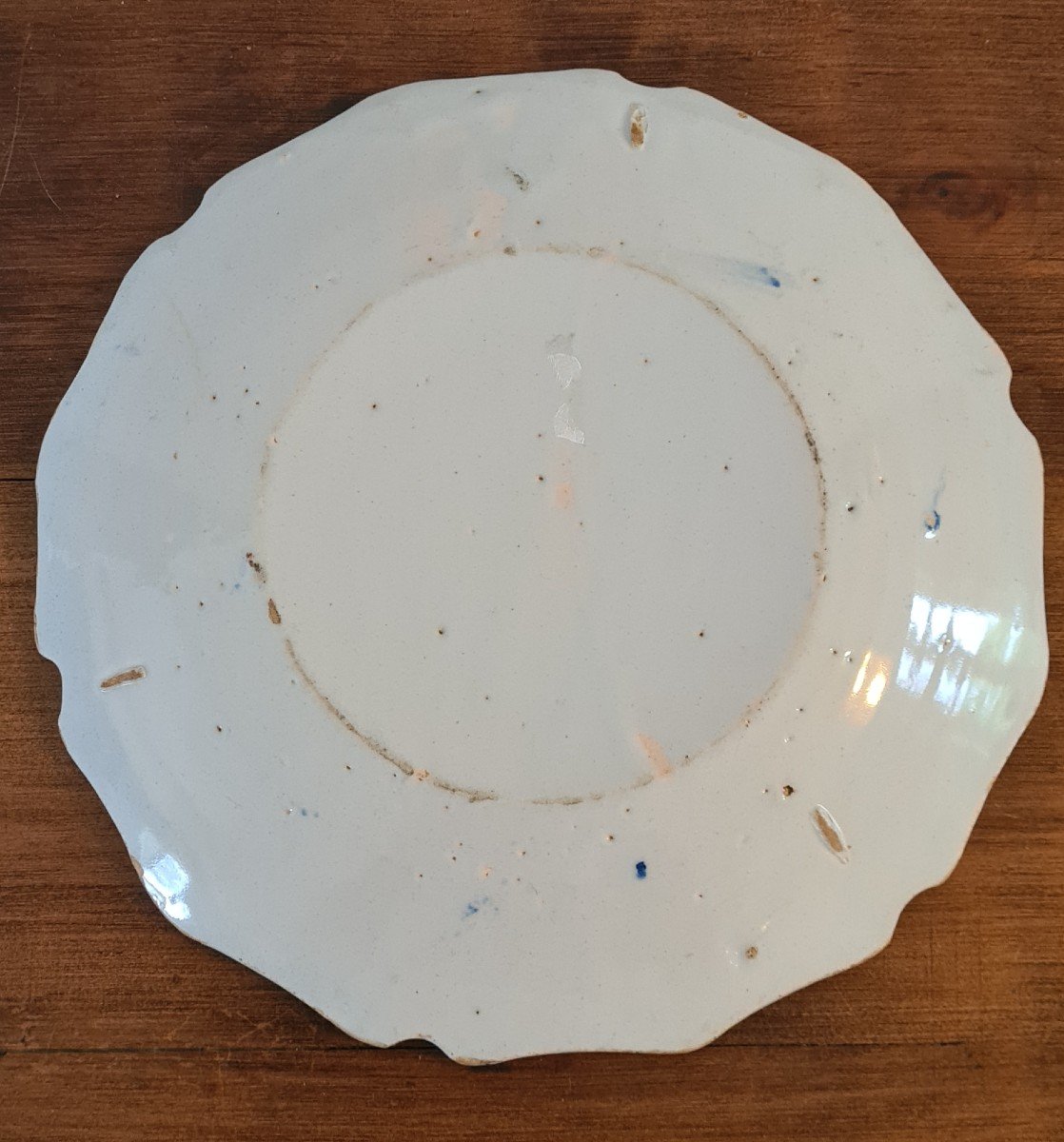 18th Century Delft Earthenware Plate -photo-1