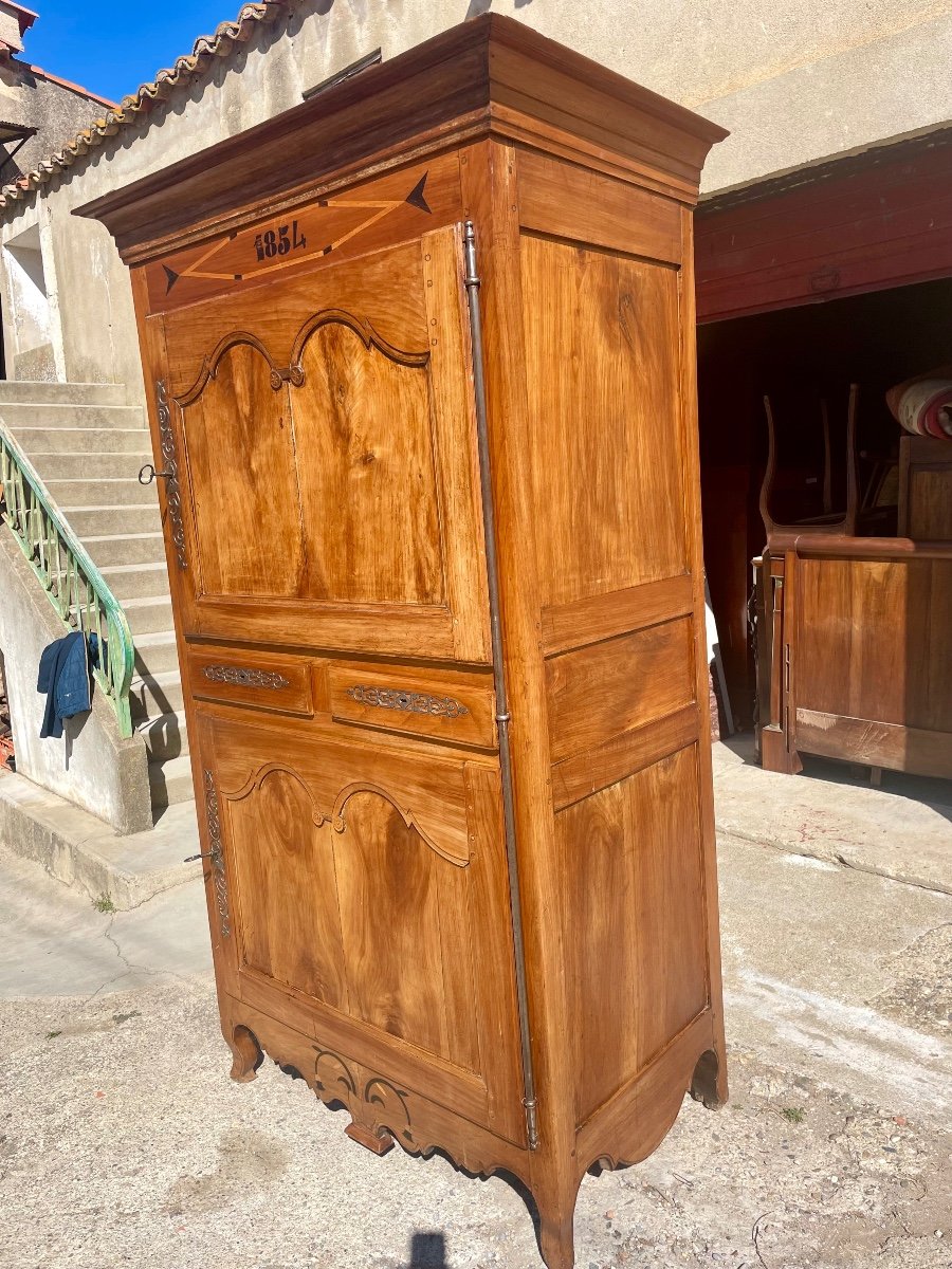 Louis XV Period Walnut Cabinet, 19th Century.-photo-4