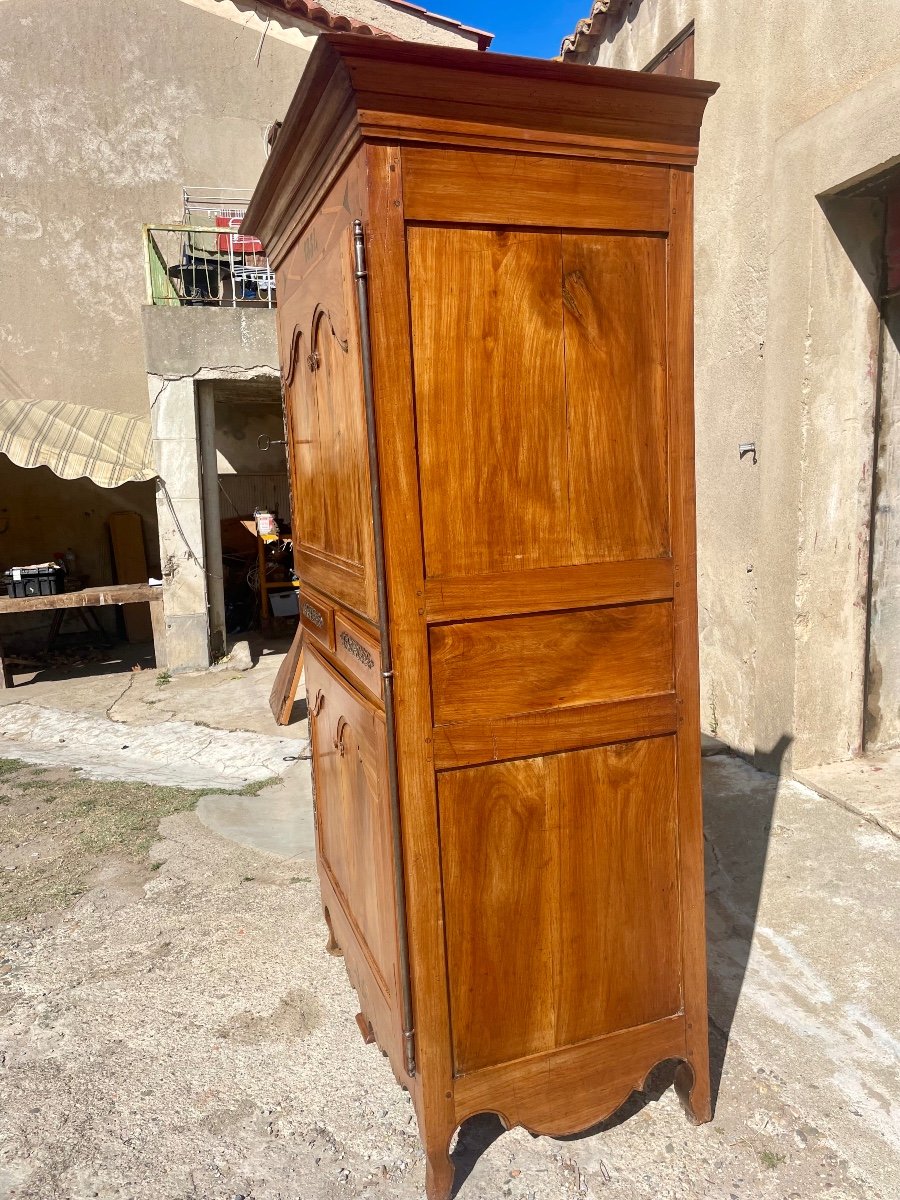 Louis XV Period Walnut Cabinet, 19th Century.-photo-8