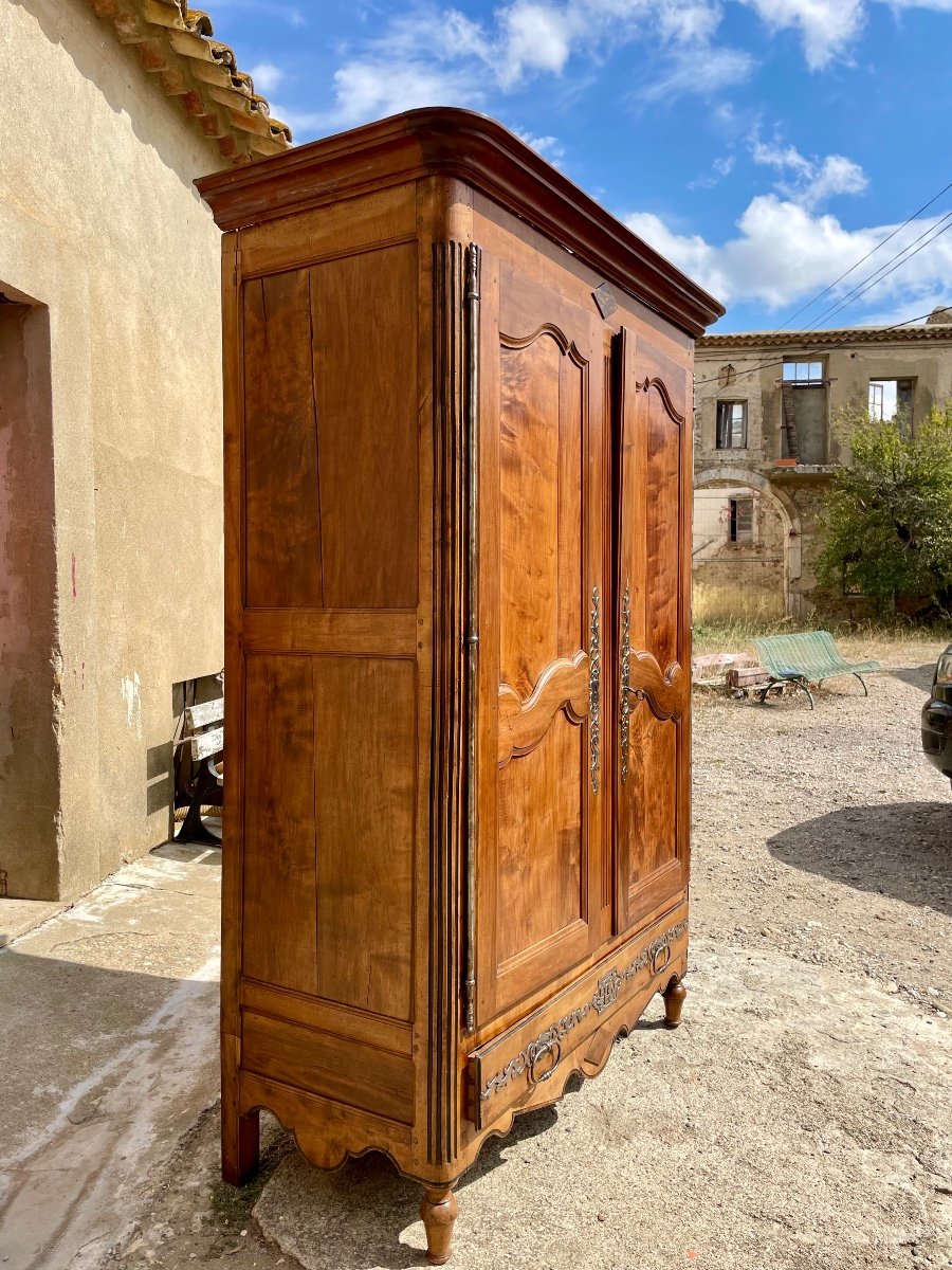 Armoire, Transition Louis XV, Louis XVI En Noyer D’époque  XVIIIem Siècle.-photo-4