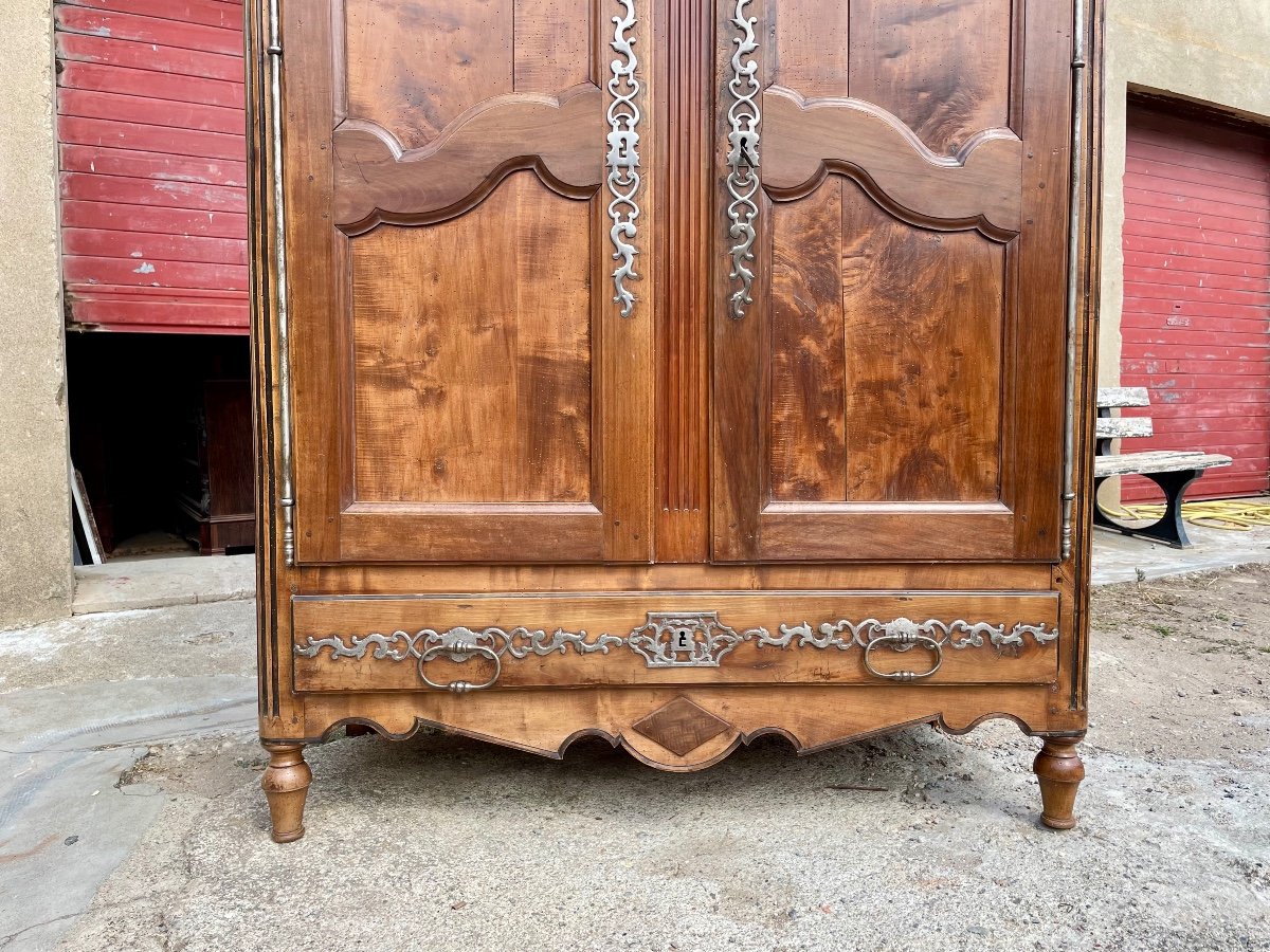 Armoire, Transition Louis XV, Louis XVI En Noyer D’époque  XVIIIem Siècle.-photo-2