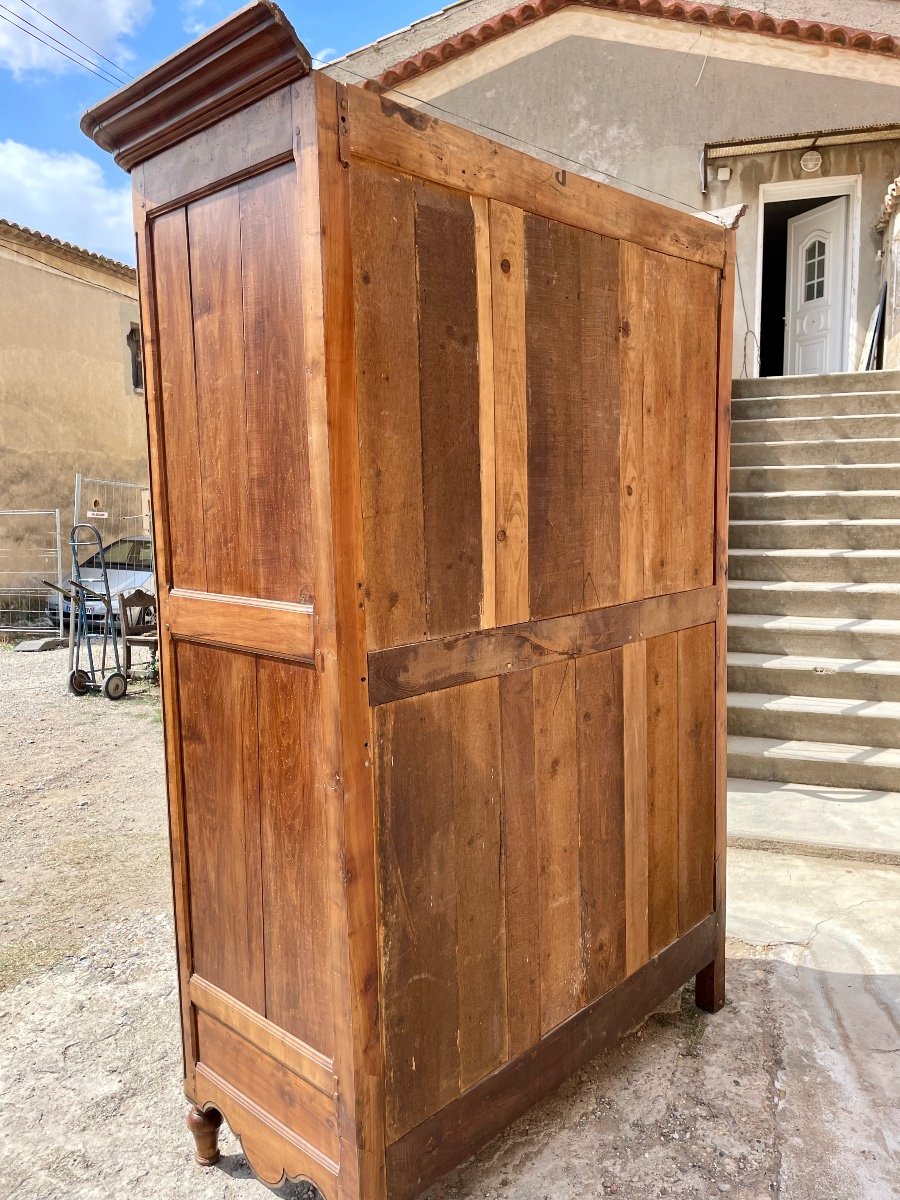 Armoire, Transition Louis XV, Louis XVI En Noyer D’époque  XVIIIem Siècle.-photo-4