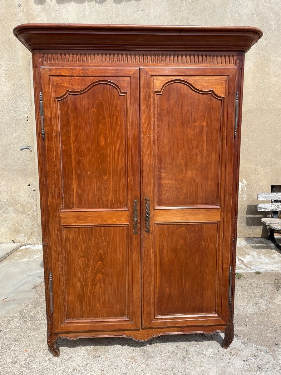 Armoire, Louisxv En Merisier D époque XVIII Em Siècle.-photo-2