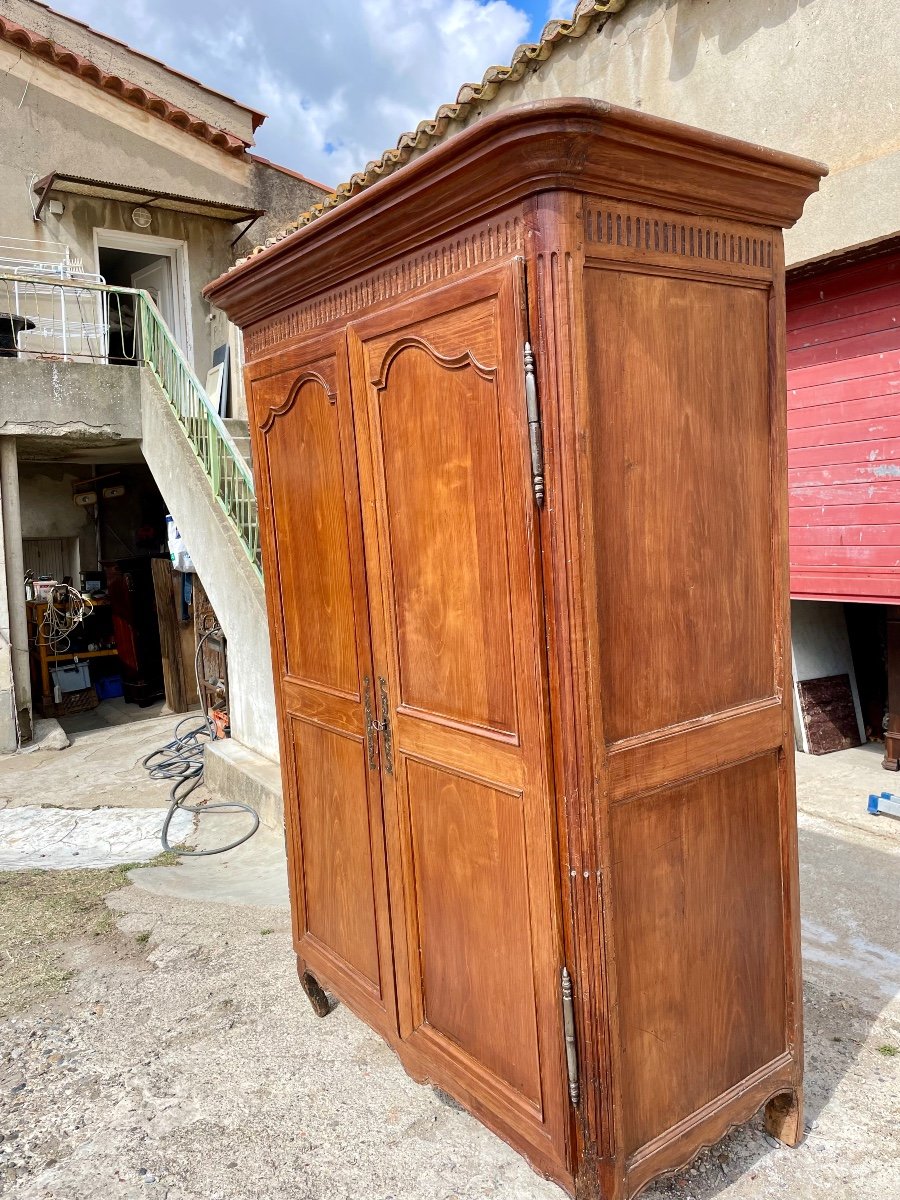 Armoire, Louisxv En Merisier D époque XVIII Em Siècle.-photo-3