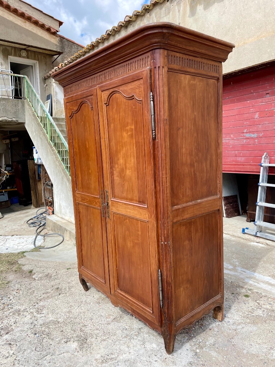 Armoire, Louisxv En Merisier D époque XVIII Em Siècle.-photo-4