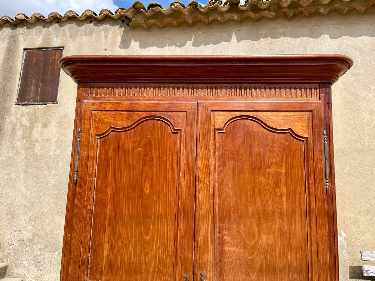 Armoire, Louisxv En Merisier D époque XVIII Em Siècle.-photo-1