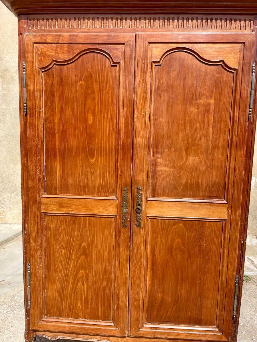 Armoire, Louisxv En Merisier D époque XVIII Em Siècle.-photo-2