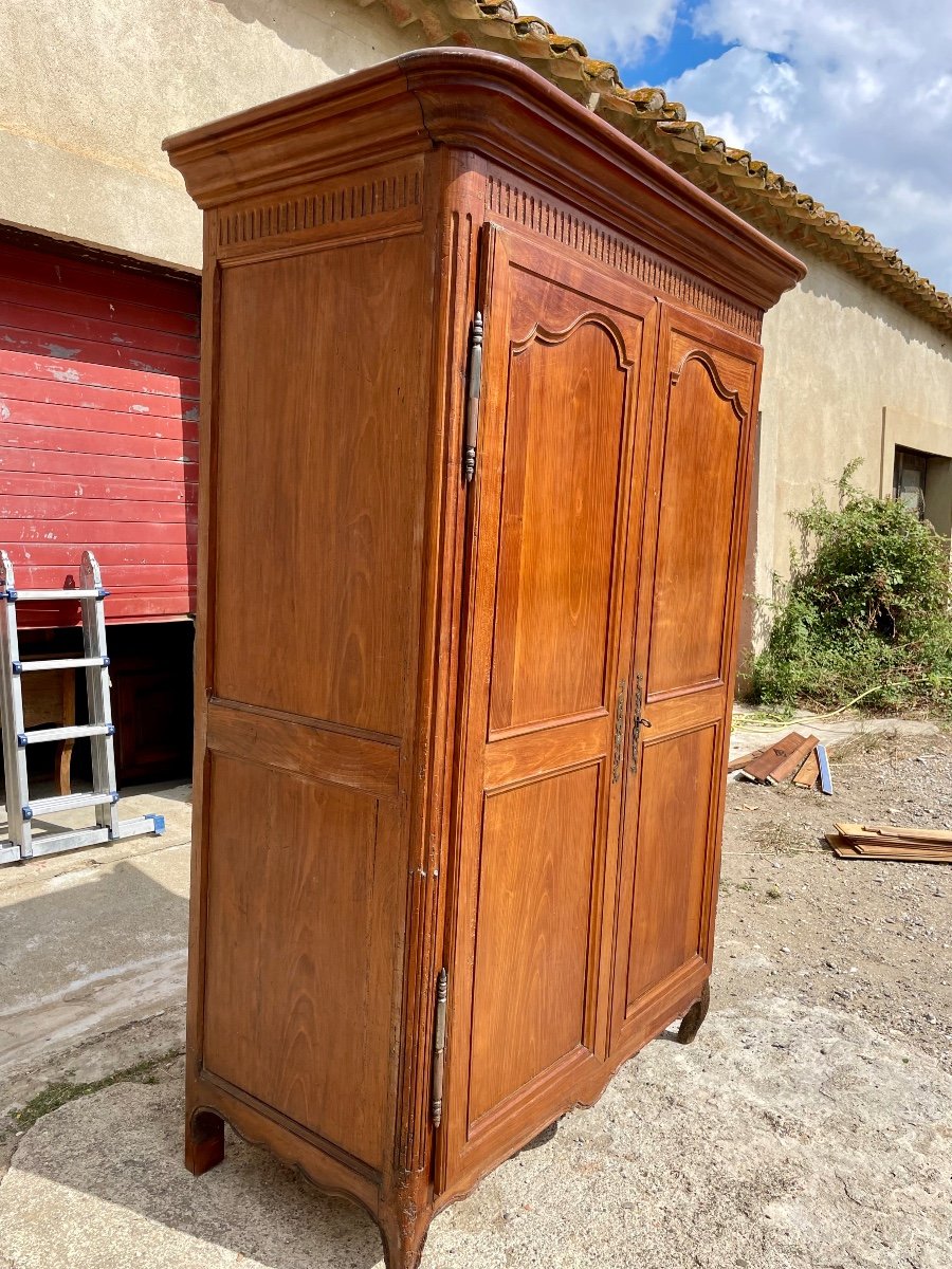 Armoire, Louisxv En Merisier D époque XVIII Em Siècle.-photo-5