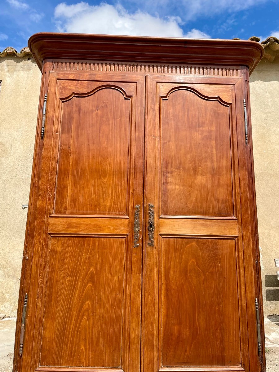 Armoire, Louisxv En Merisier D époque XVIII Em Siècle.-photo-6