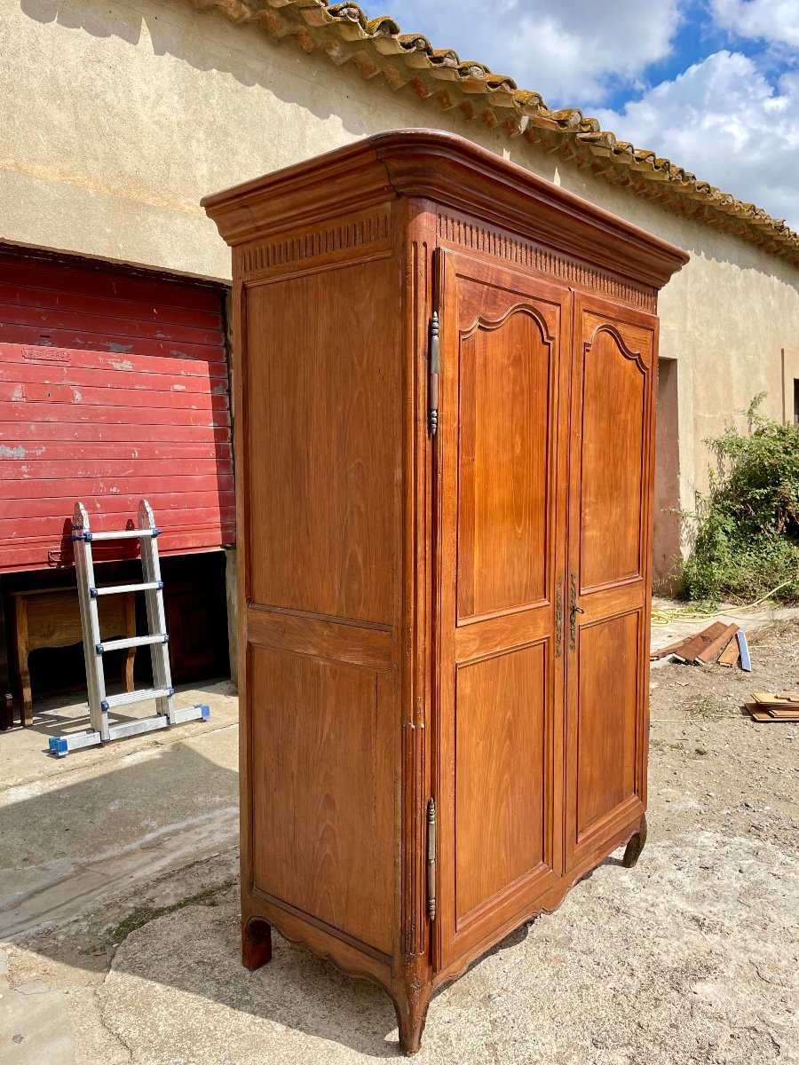 Armoire, Louisxv En Merisier D époque XVIII Em Siècle.-photo-7