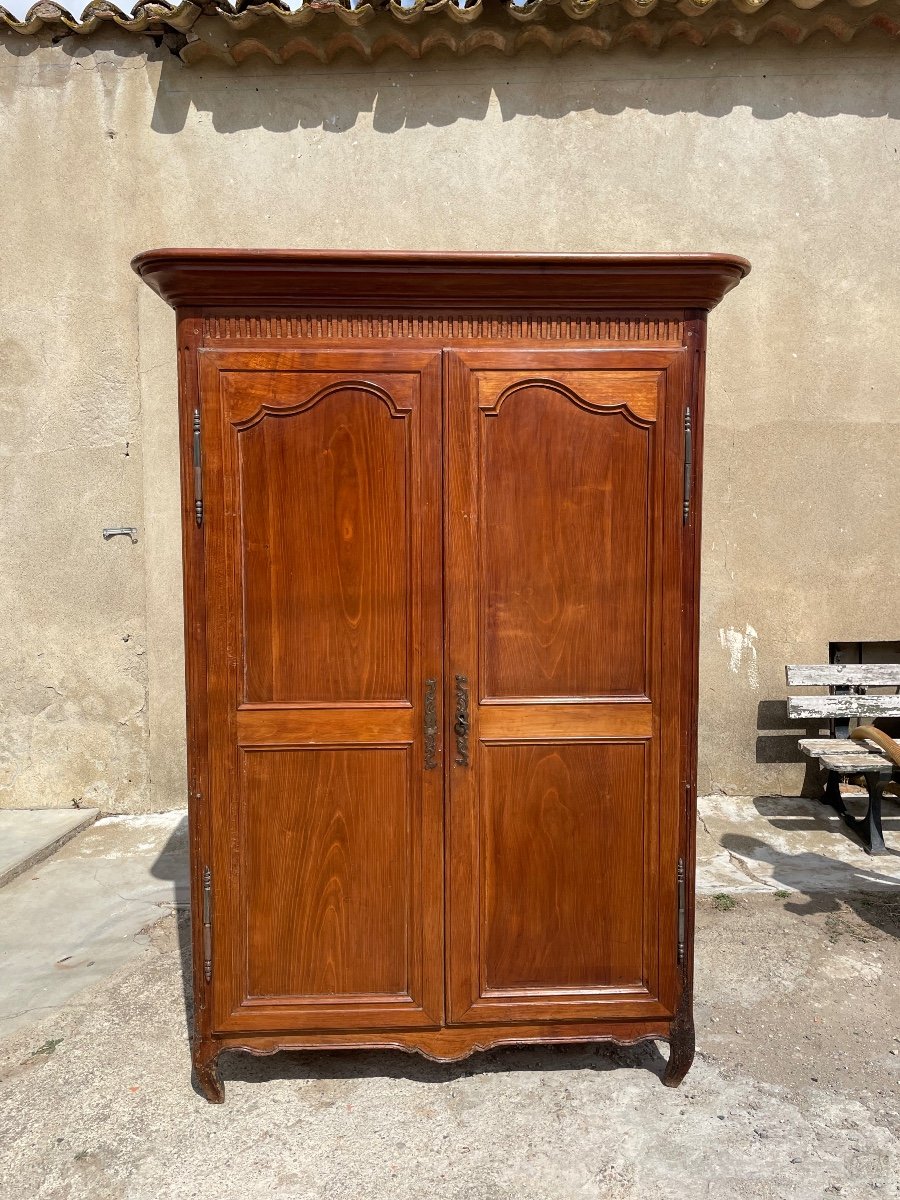 Armoire, Louisxv En Merisier D époque XVIII Em Siècle.