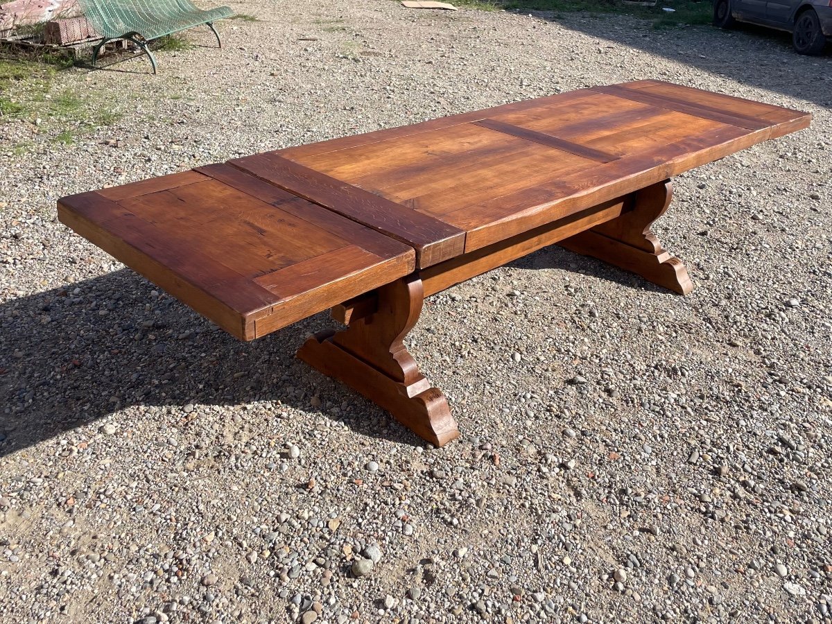 Table, Monastery Farmhouse Oak Period, 1900-photo-2