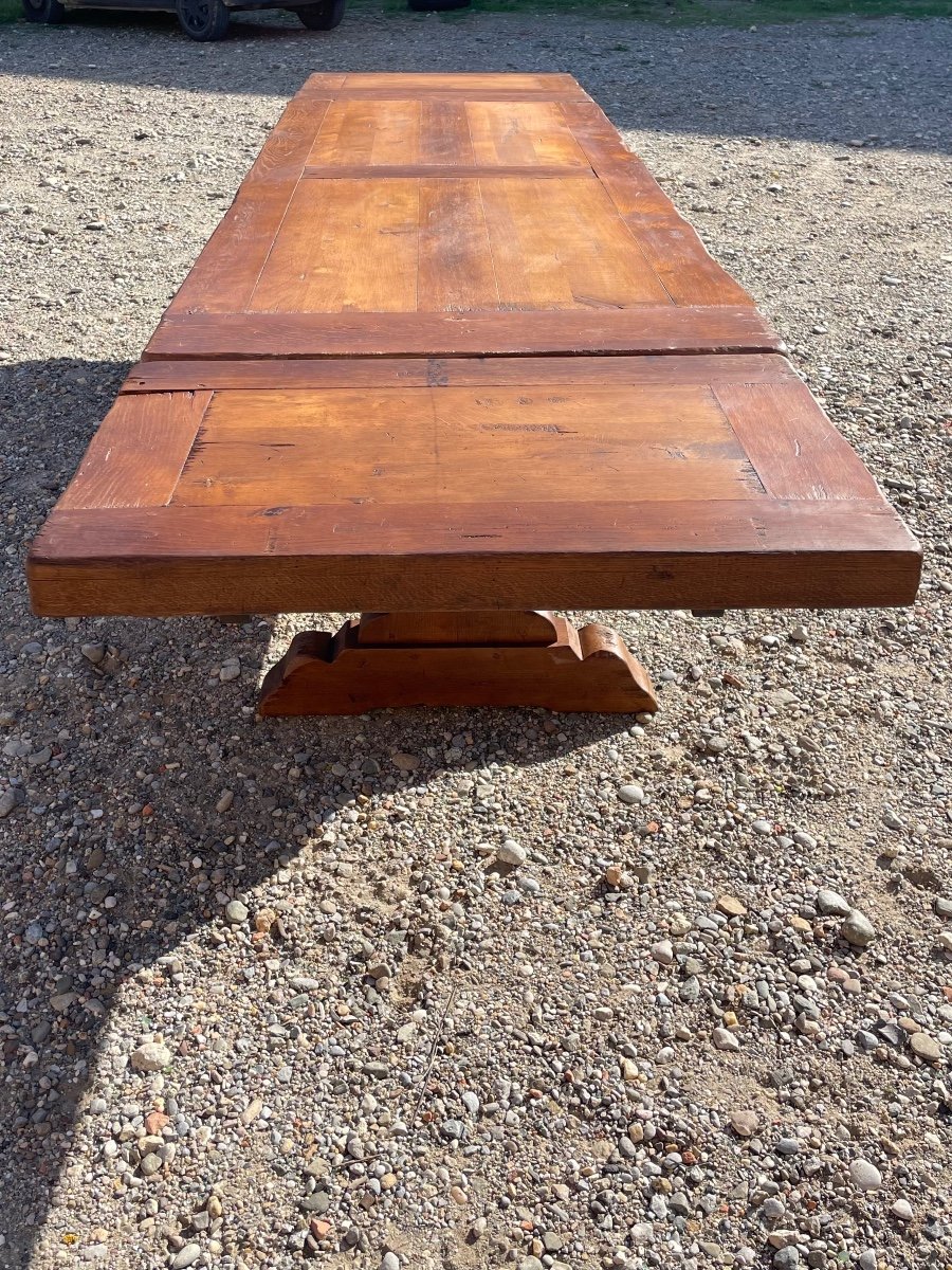 Table, Monastery Farmhouse Oak Period, 1900-photo-4