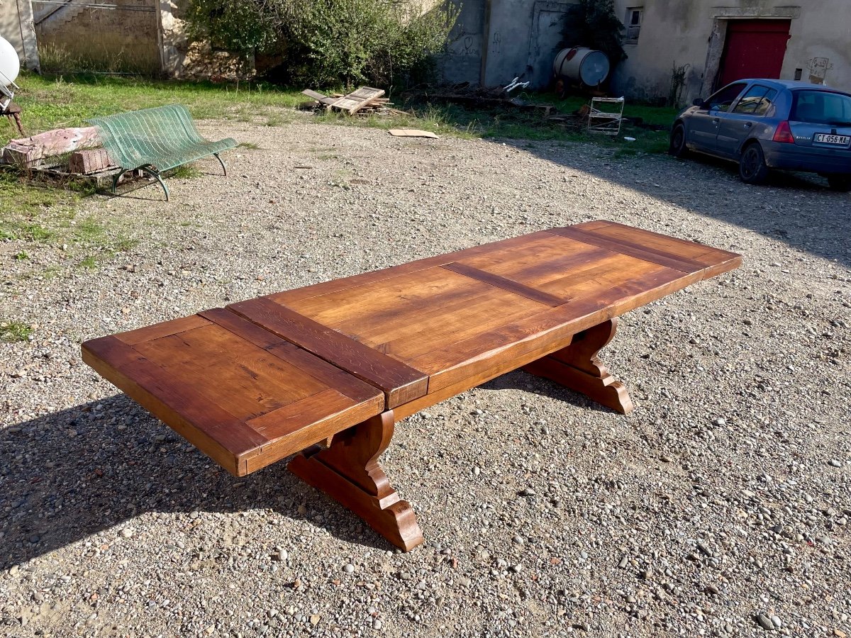 Table, Monastery Farmhouse Oak Period, 1900-photo-3