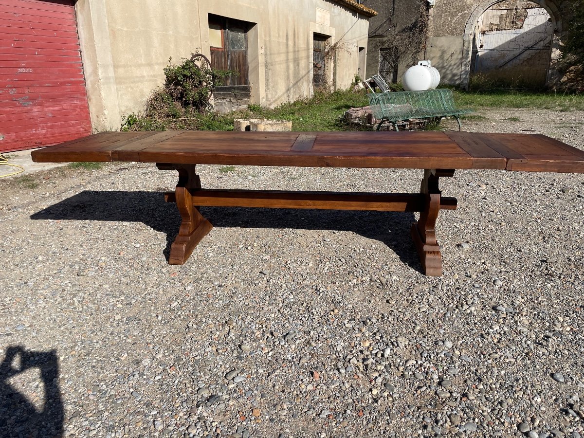 Table De, Ferme De Monastère En Chêne D’époque, 1900-photo-7