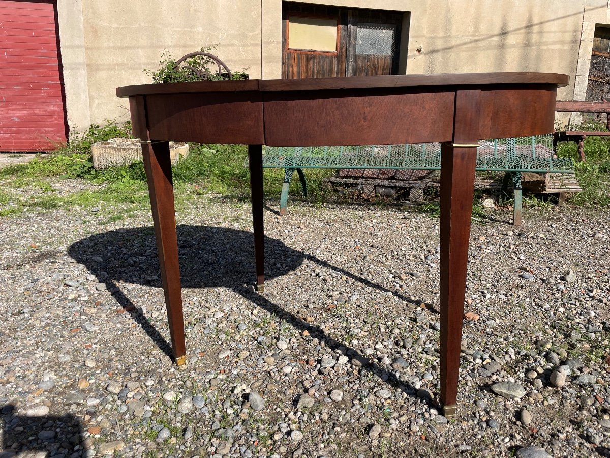 Louis XVI Mahogany Dining Table From The 19th Century.-photo-7