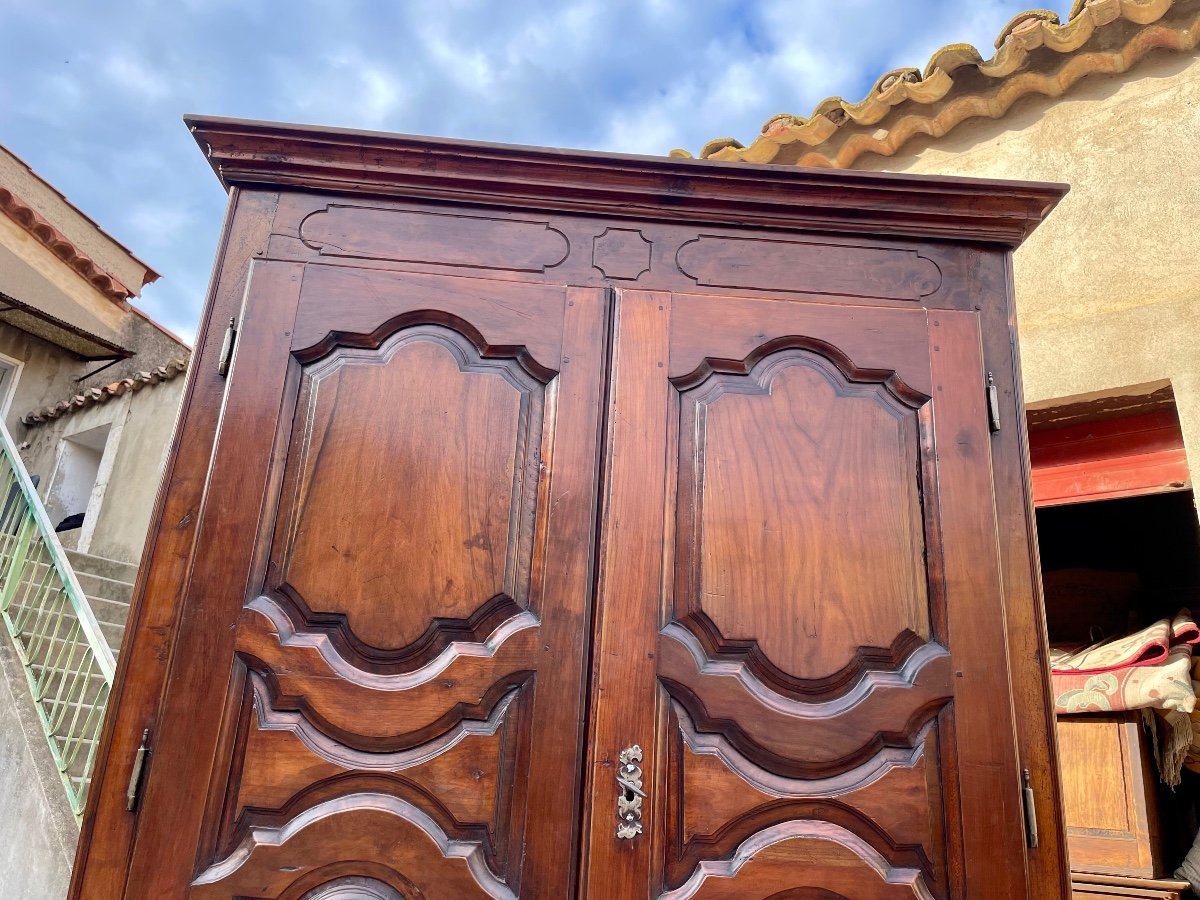 Armoire,,,,, Louis XIV, Régence En Noyer D’époque XVIIIem Siècle.-photo-3