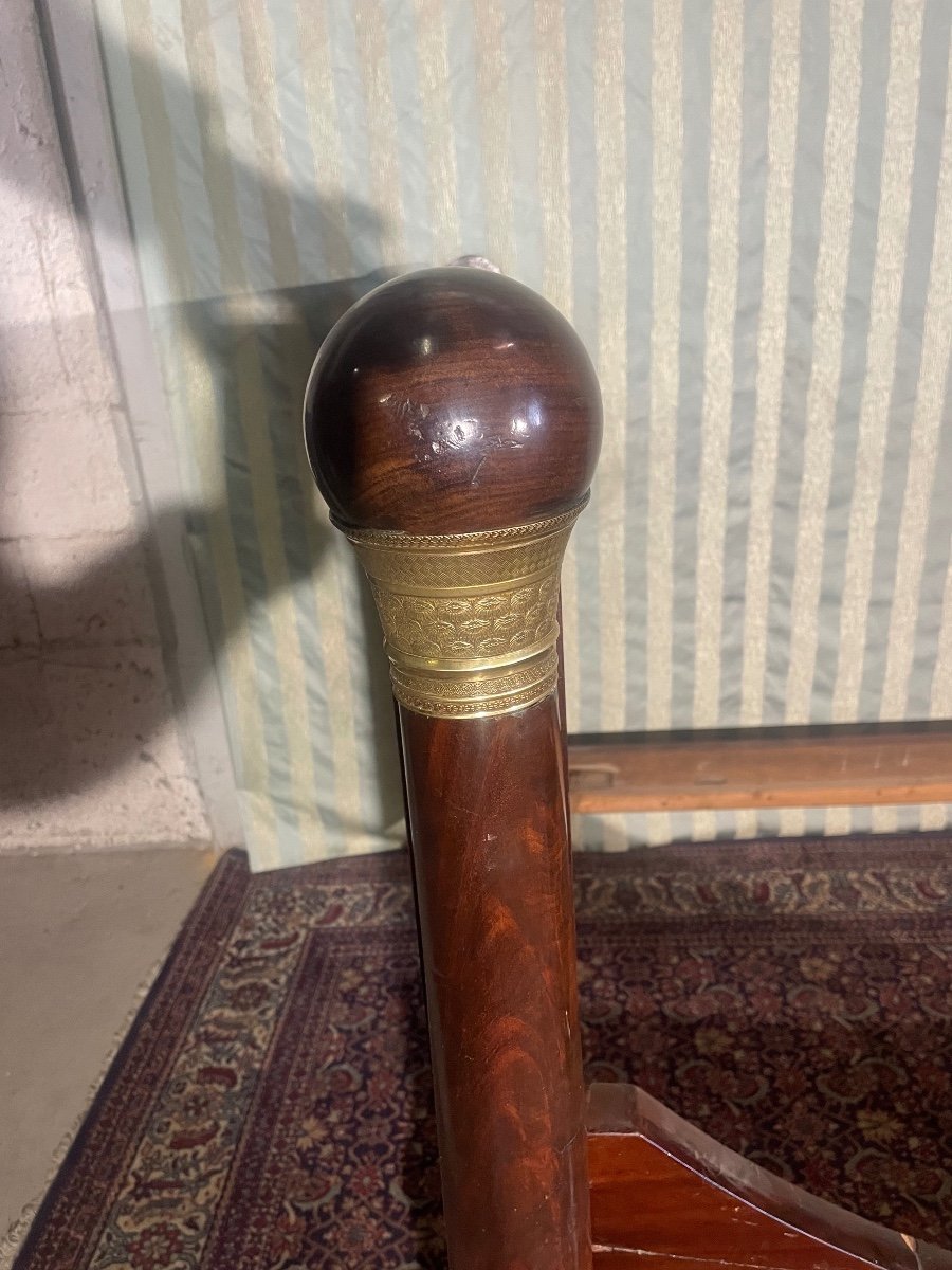 19th Century Empire Mahogany Bed.-photo-3