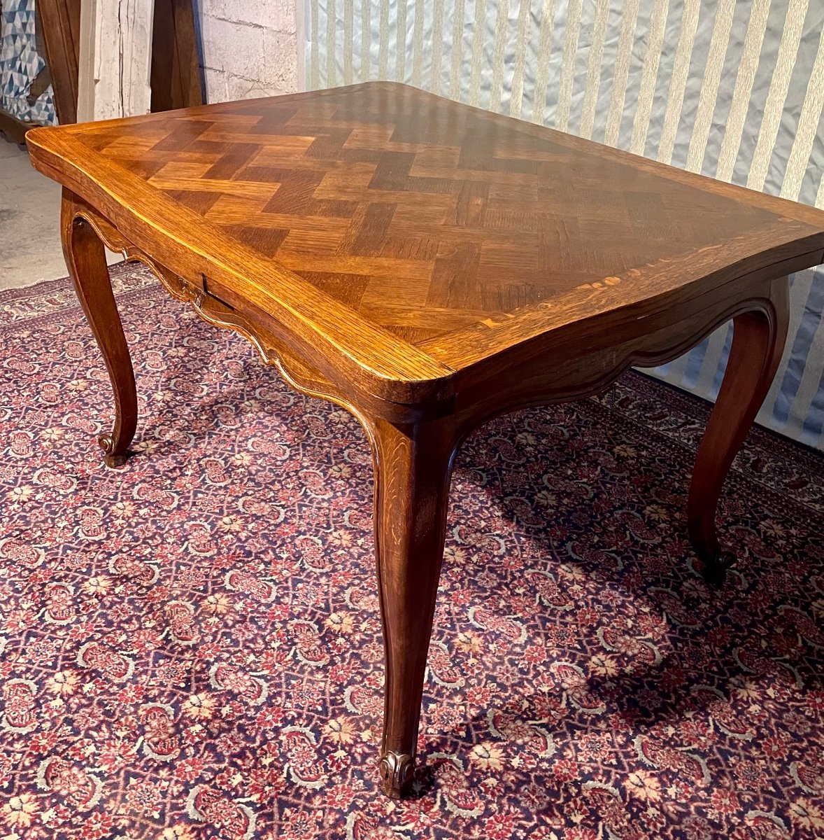 Dining Table, Louis XV, Provençal Period, 1900. -photo-2