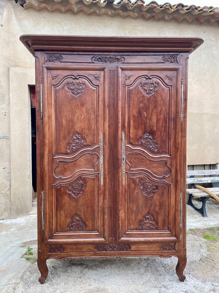 18th Century Regency Oak Wardrobe.-photo-2