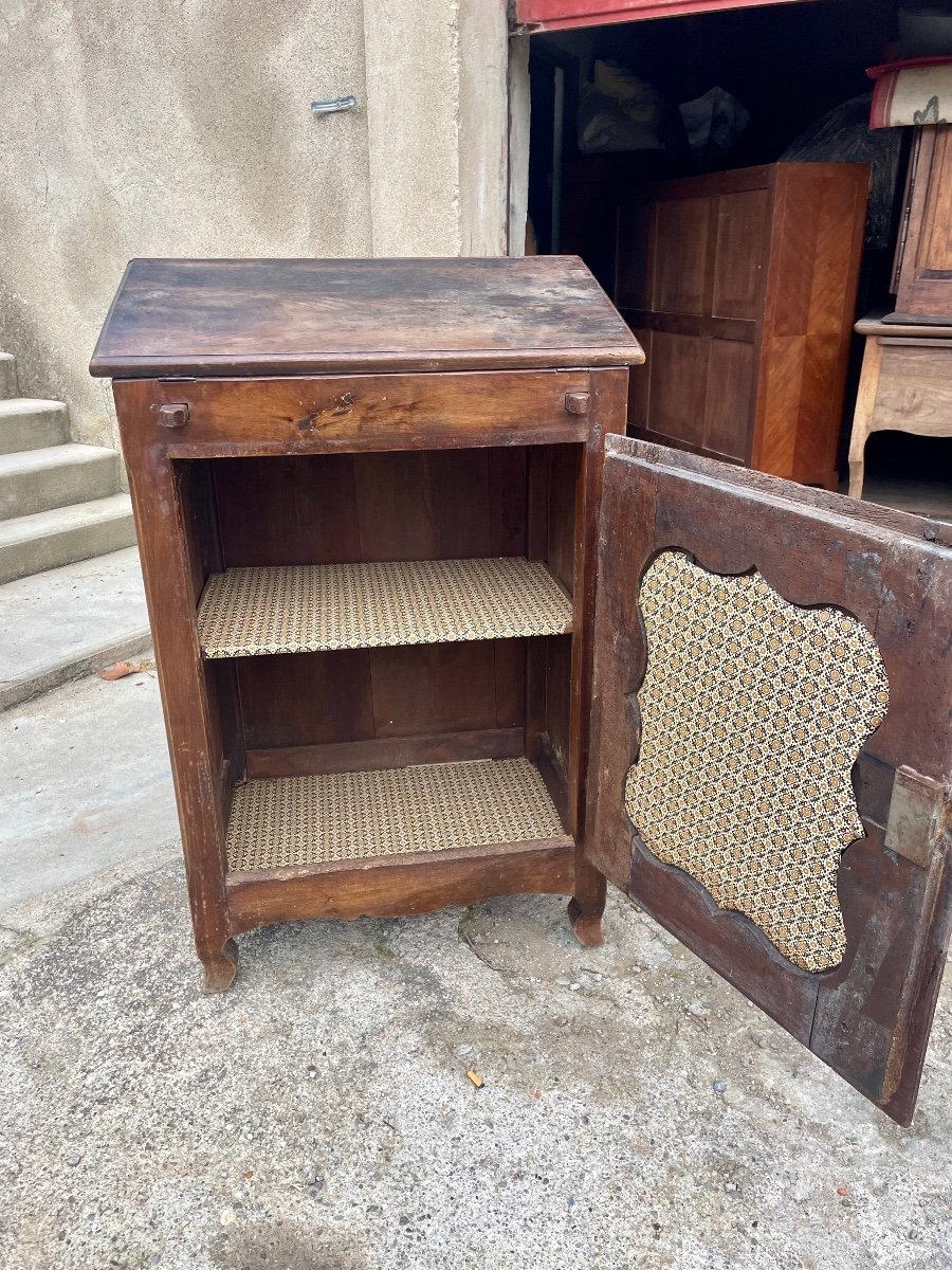 Jam Cup, Writing Desk, Regency In Walnut From The 18th Century.-photo-2