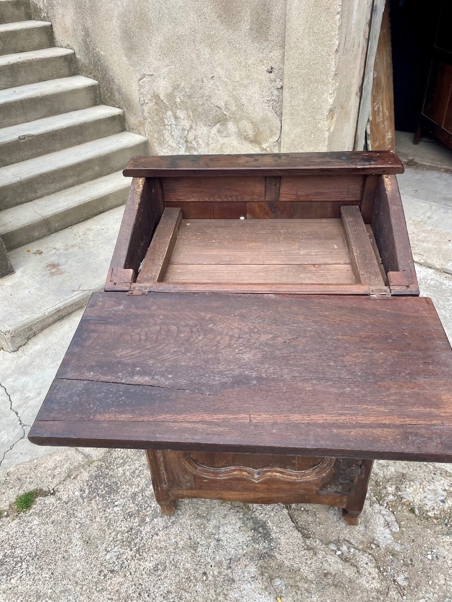 Jam Cup, Writing Desk, Regency In Walnut From The 18th Century.-photo-3