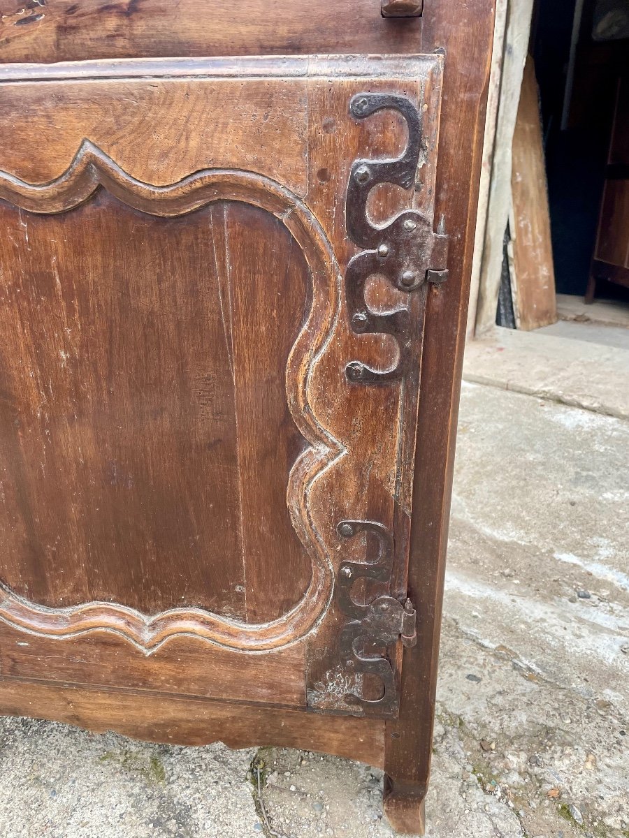 Jam Cup, Writing Desk, Regency In Walnut From The 18th Century.-photo-4