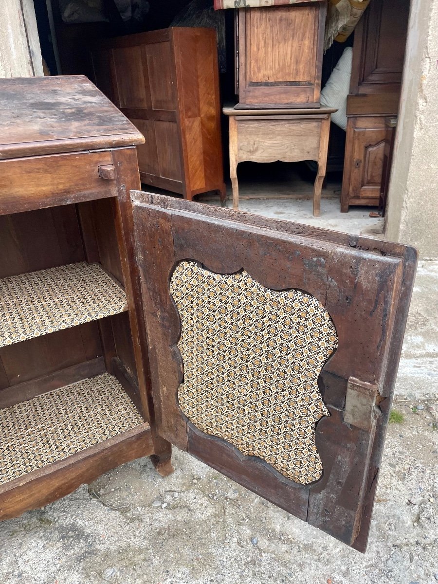 Jam Cup, Writing Desk, Regency In Walnut From The 18th Century.-photo-5