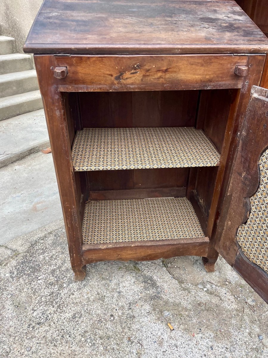 Jam Cup, Writing Desk, Regency In Walnut From The 18th Century.-photo-6