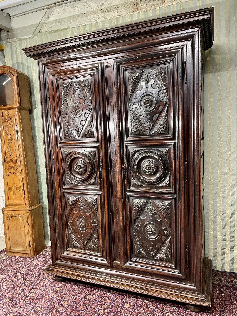 , Armoire,,,,,, Louis XIII, De Château D époque XVIIem Siècle.-photo-2