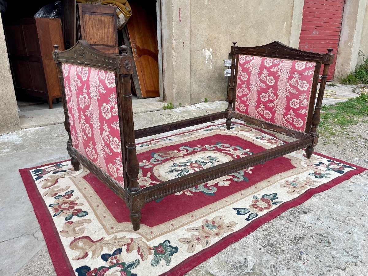 Lit, Banquette, Louis XVI Provençale D’époque XVIIIem Siècle. 