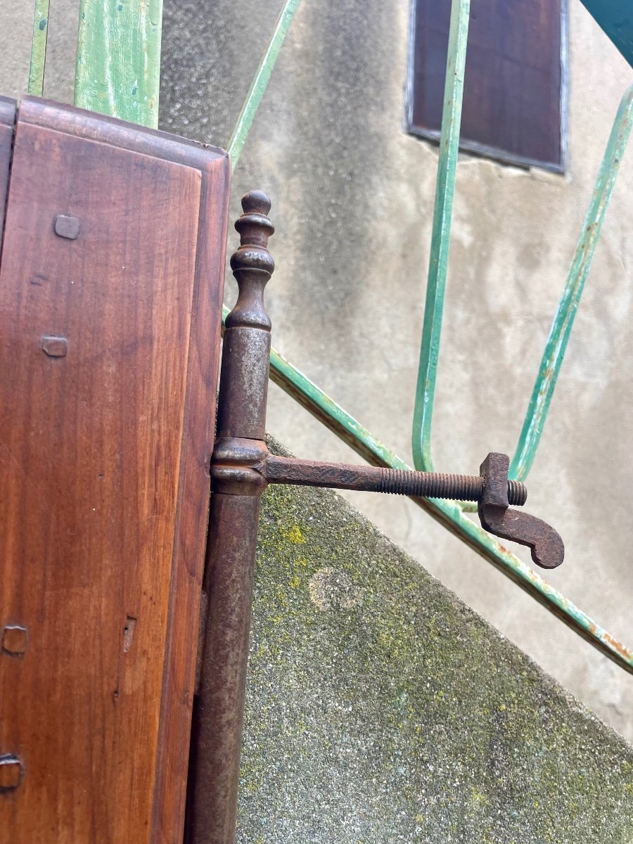 Pair Of Louis XV Cherry Wood Doors From The 17th Century.-photo-5